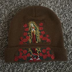 Supreme New York  Fall/Winter 2018 Guadalupe beanie in brown