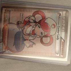 Pokemon Pokemon Center Lady Full Art Card