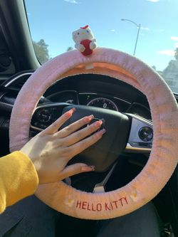 HELLO KITTY (steering Wheel Cover)