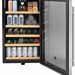 GE - 109 Can / 31 Bottle Beverage and Wine Center