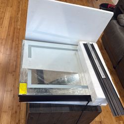 Stainless Steel LED Medicine Cabinet Bathroom Mirror 