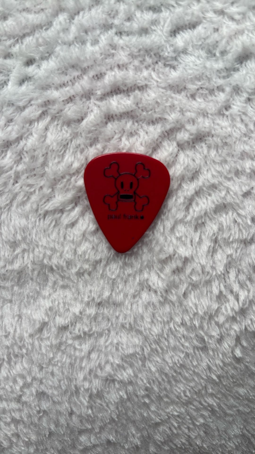 red paul frank guitar pick