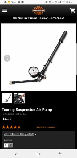 Harley Davidson, Suspension air pump