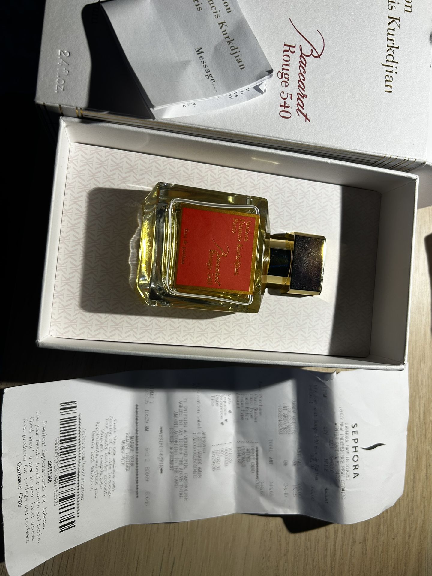 Maison Francis Kurkdijan (MFK) Baccarat Rouge 540