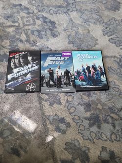 Fast and furious 1, 5 and 6