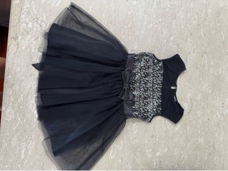 Zunie brand occasion black dress 6  girl
