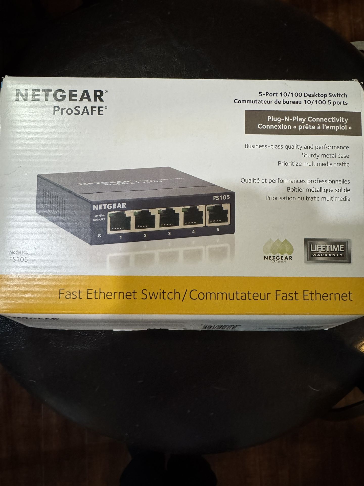 Netgear Prosafe 5 Port Ethernet Switch