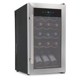 Nutrichef Wine Cooler Fridge With Digital Touch Button Control