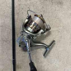 Fishing Rod And Okuma Reel With Line