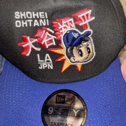 New Era Los Angeles Dodgers Shohei Ohtani "Anime Ohtani JPN to LA" 9FIFTY A-Frame snapback hat. 