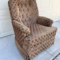 Comfortable Upholstered Rocking/Swivel Chair