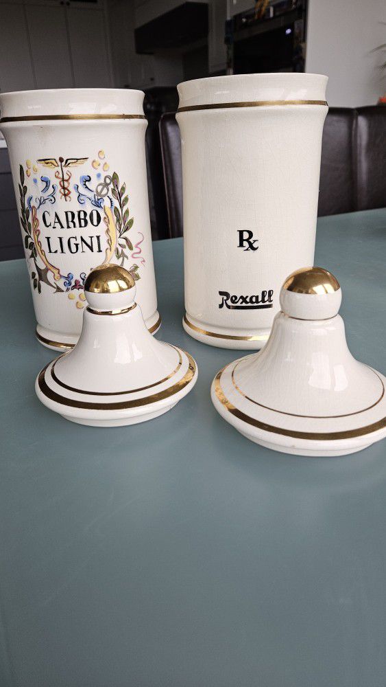 Jeanne Robinette Porcelain Apothecary Jars