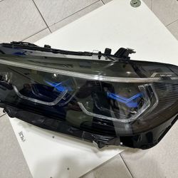 2019-2023 BMW X5 X6 Laser LED Headlight Shadowline Left LH OEM G05 G06