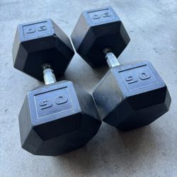 90lb Dumbbell Weight Set 