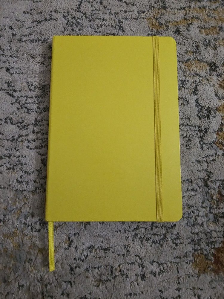 Yellow Hard Cover Notebook 