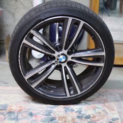 BMW 19” Factory Wheels Off 2015 435i.