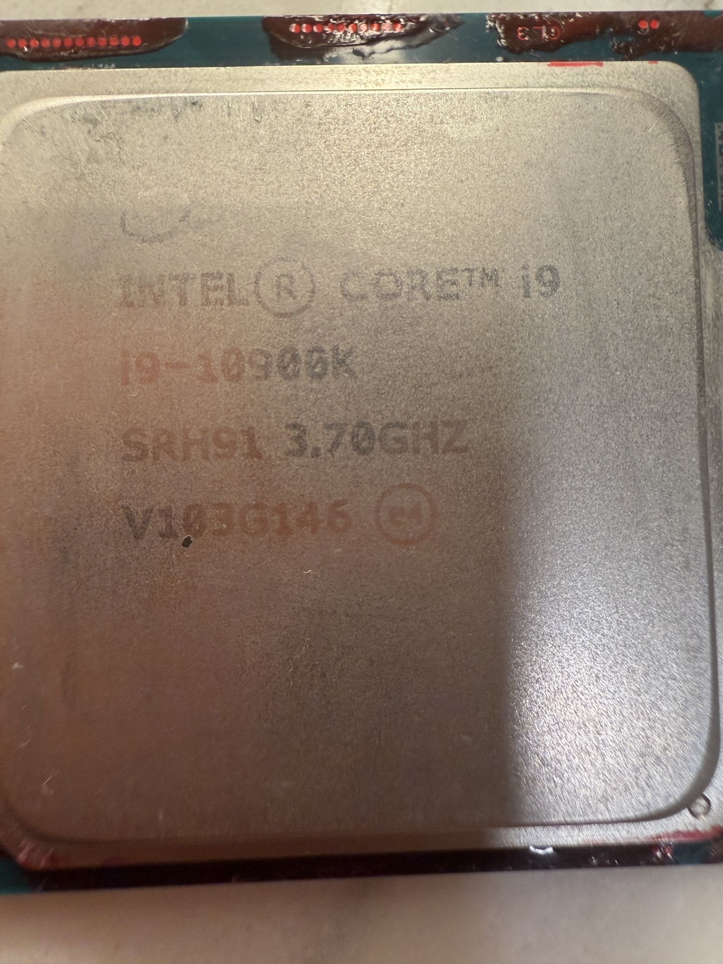 Intel Core i9-10900K 10C/20T Unlocked Desktop Processor – USED (No Box)