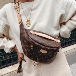 Leather Bun Bag 