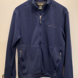 EDDIE BAUER JACKETS - 1 NAVY BLUE and 1 GRAY
