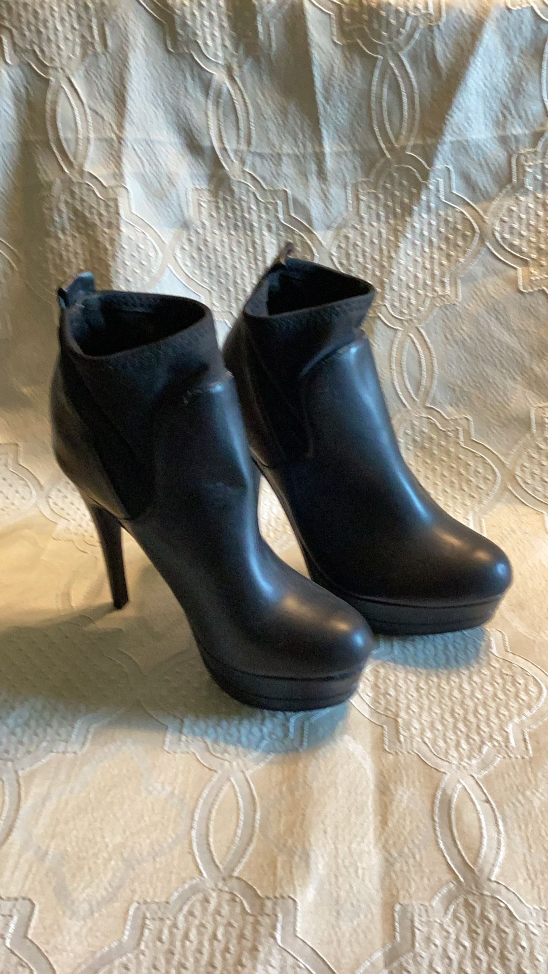 G By Guess - Black Ultra High Bootie Sz 6.5