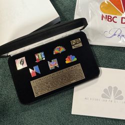 NBC Historic Logo Pin Set- Limited Edition 