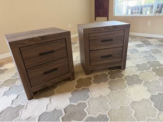 2 Brand New 2 Drawer Nightstands