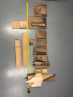 Assortment of hard wood trimmings