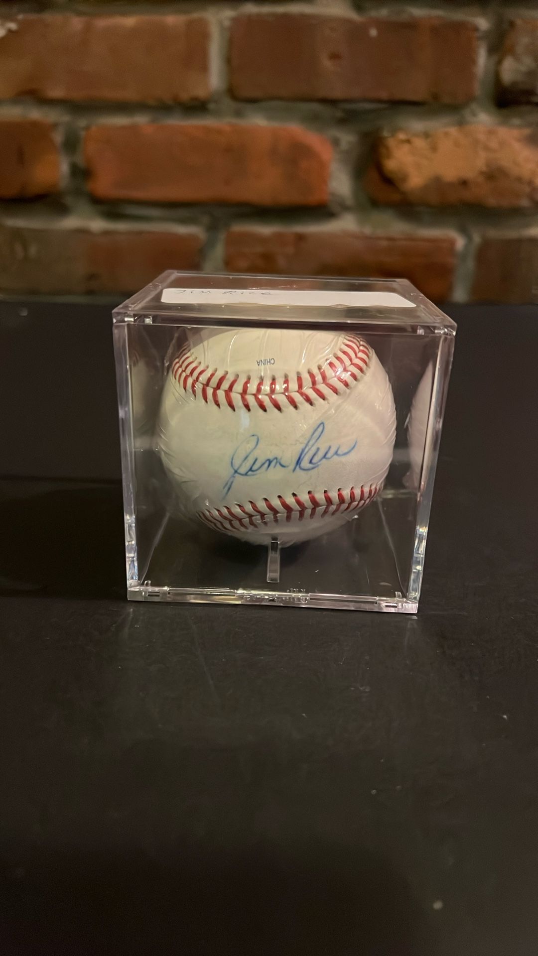Jim Rice Autographed Official International League Baseball