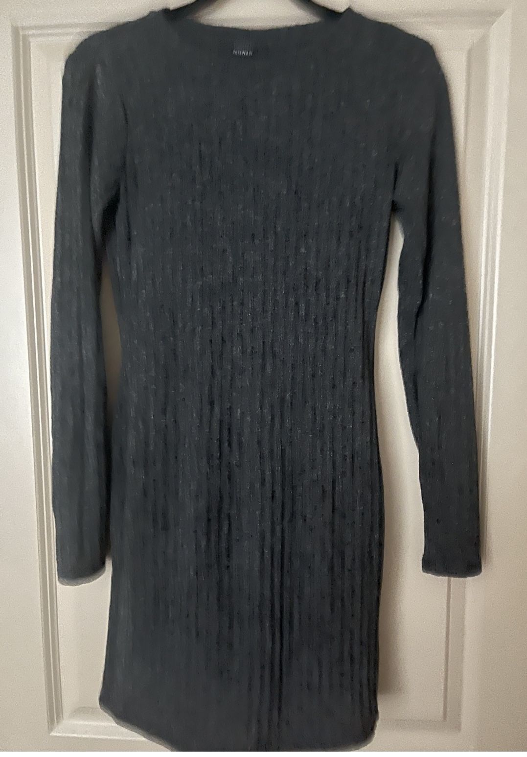 Bundle: Forever 21 Ribbed Knit Dress + Floral Blouse (Size S)