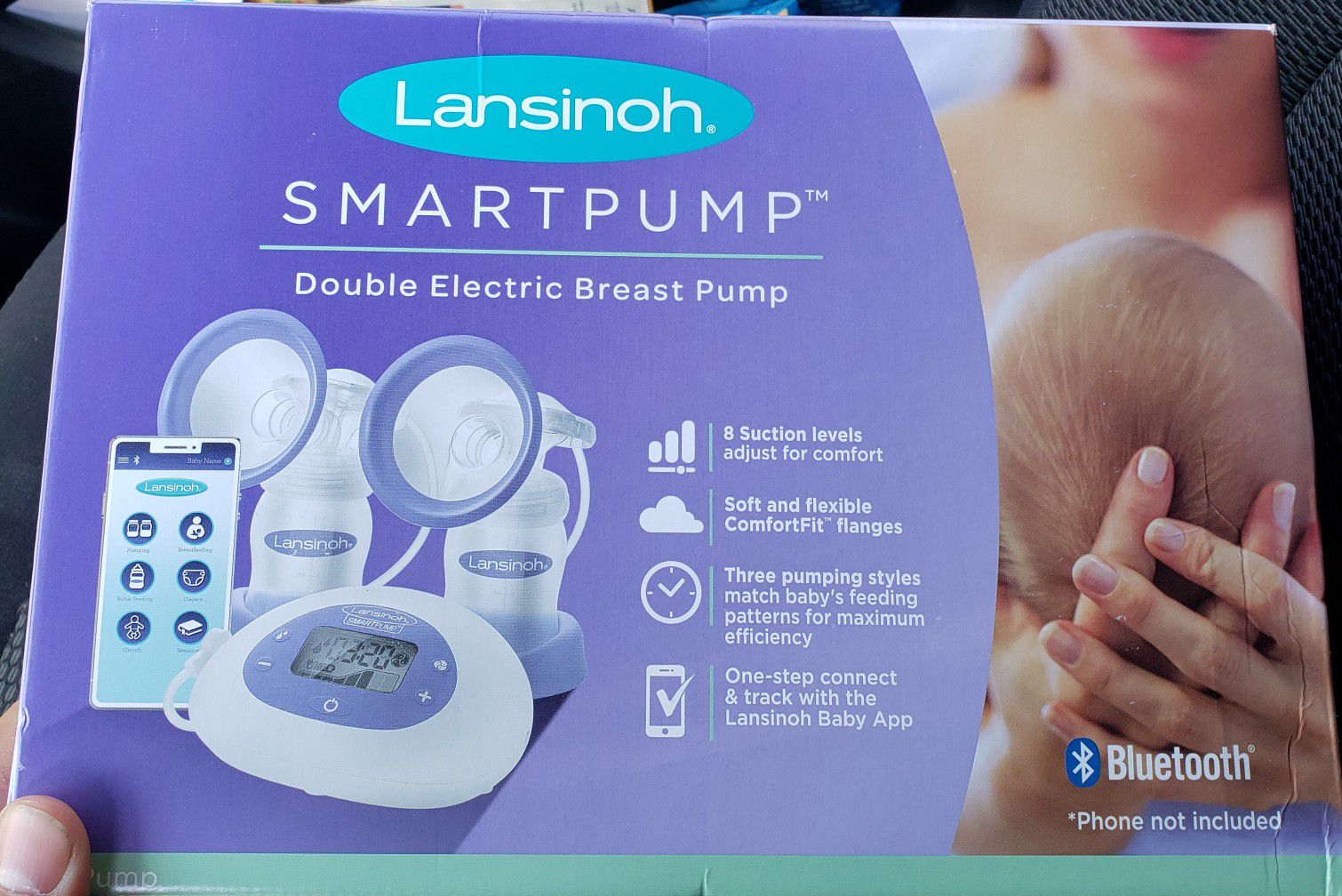Smart pump double electric breast pump