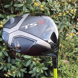 Titleist TS3 Driver with Premium aftermarket shaft Stiff+