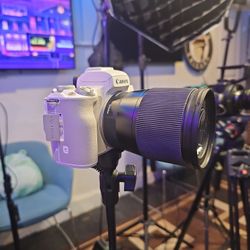 CANON EOS M50 MARK II  AND SIGMA 16MM LENS!