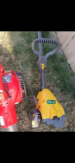 Twist-N-Edge gas weed eater plus gas blower craftman