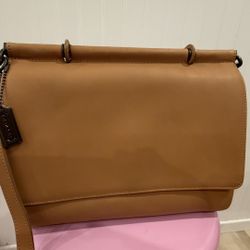 Authentic COACH All leather Handbag 