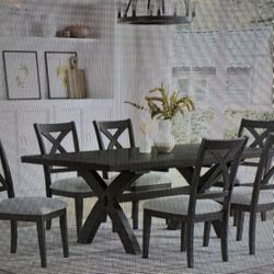 Westen Dining Table and 6 Chairs $800