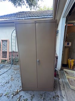 Tall Metal Storage Cabinet