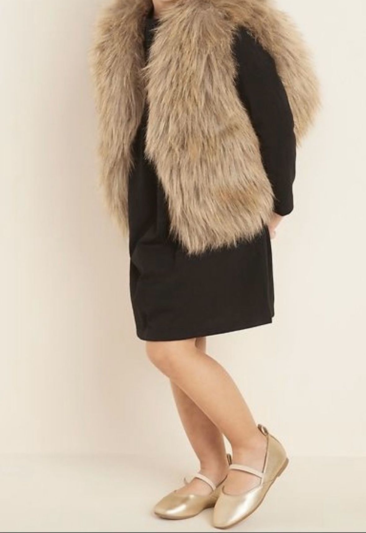 Faux Fur Vest For A Little Girl 4T, 4 yr ✨