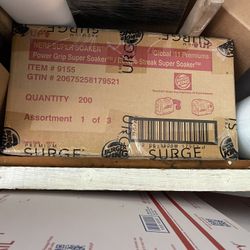 Case of 200 New Burger King Kidmeal Toys Nerf Water gunnn