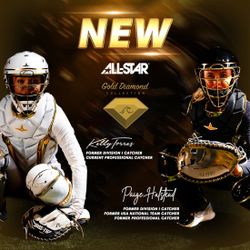 All-Star Gear Gold Diamond Collection White /Gold