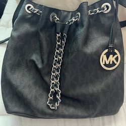 Michael Kors Large Black Monogram Purse