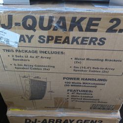 DJ Quake 2.1 Array Speakers