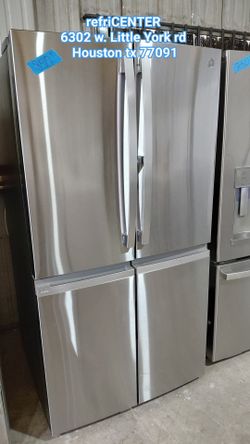 GE ,4 Doors Stainless Steel 3 Months Warranty// Refrigerador GE 4 Puertas