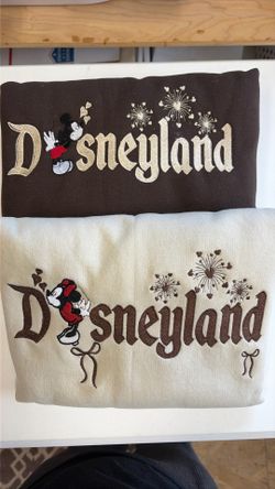 Embroidery Mickey and Minnie