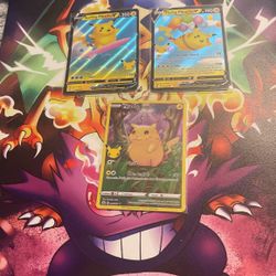 Celebration Pikachu Lot Of 5 Cards 