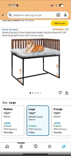 Adjustable Dog Bed