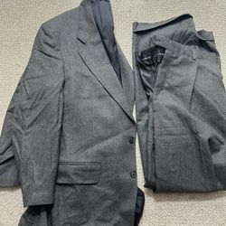 Burberry Suit Jacket And Pants Set