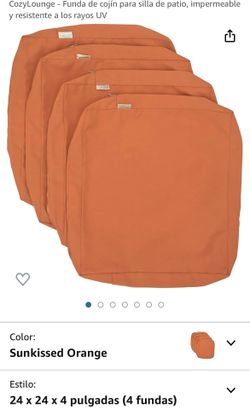 Funda De Cojín Para Silla De Patio