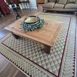 All Wood Coffee Table