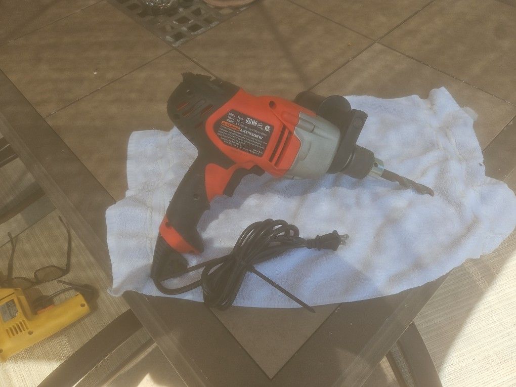 Black & Decker Drill Heavy Duty With Handle