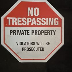 No Trespassing Sing